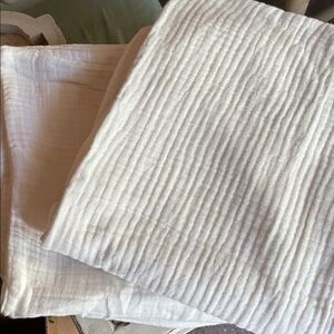 2 West Elm Euro Shams.  26” x 26”